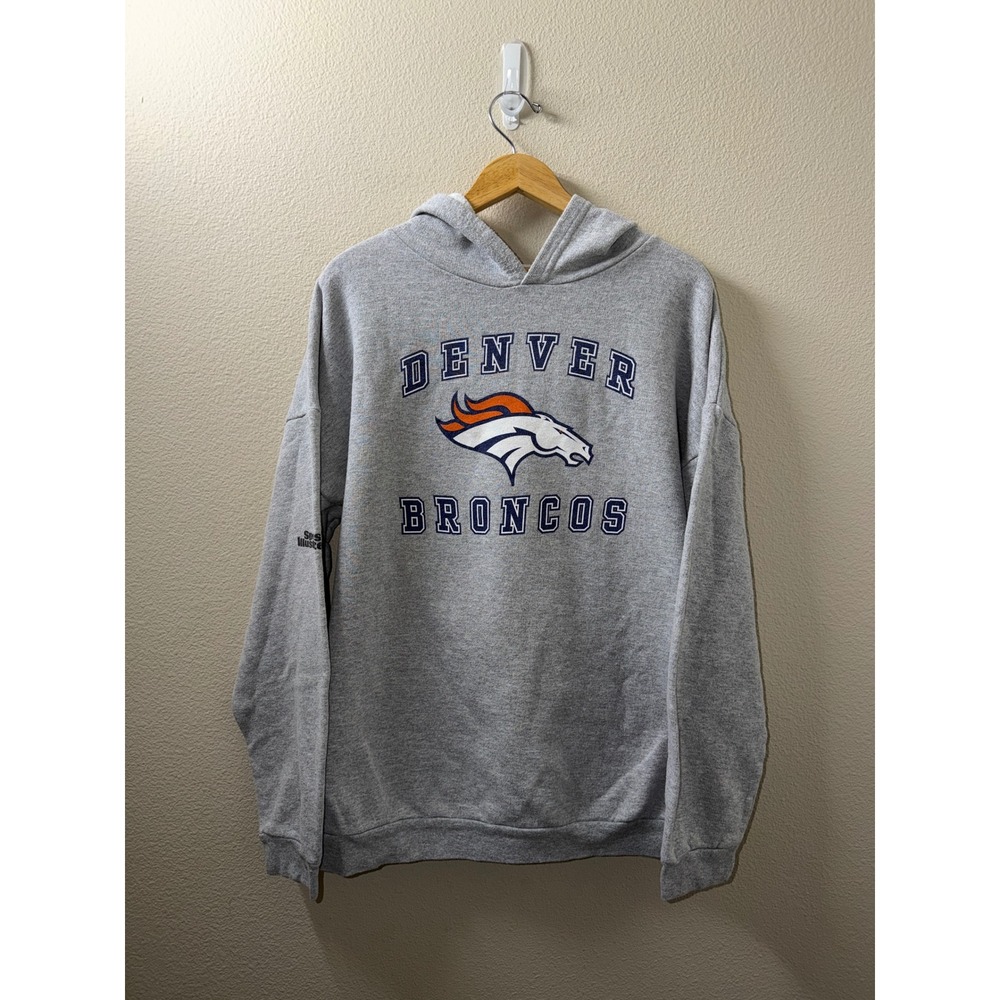 Men's Vintage Y2K Denver Broncos Hoodie Size XL
